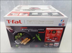 Bana8◆未開封◆T-Fal/ティファール インジニオネオ IHルージュアンリミテッド セット7 フライパン/ソースパン等