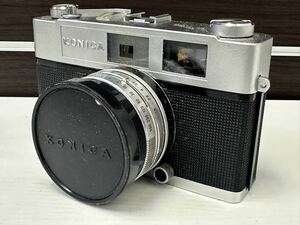 KONICA コニカ auto s2 f=45mm 1:1.8 フィルムカメラ ブラックxシルバー 動作未確認 ジャンク