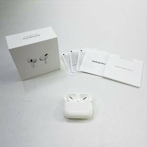 (27164)△【ジャンク】アップル Apple エアポッズ プロ AirPods Pro MWP22J/A ワイヤレスイヤホン ※右耳ノイズ有・付属品欠品