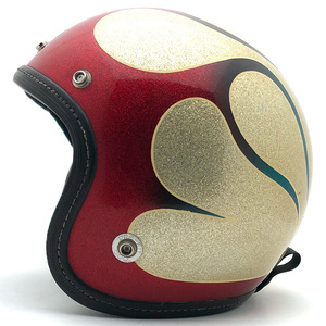 送料無料 PRO-FIT PRO-500 FLAMES RED 56cm/アライフレームス赤レッドビンテージヘルメット炎ファイヤーパターンハーレーチョッパー70s