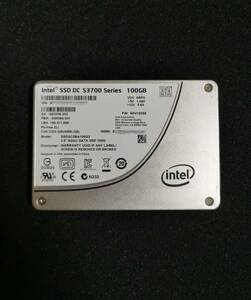 ((使用時間1118時・1個限定！)) intel SSD DC S3700 Series 100GB MLC 2.5inch SSDSC2BA100G3 SATA 