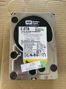 使用時間34872H/Western Digital WD2003FYYS 3.5インチ SATA 2TB HDD 7200rpm