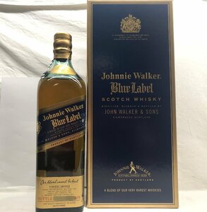 未開栓　JonnieWalker BlueLabel 750ml 43％　ジョニーウォーカー　ブルーラベル　ウイスキー　