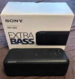【美品】SONY SRS-XB3(B) Bluetoothスピーカー 防滴