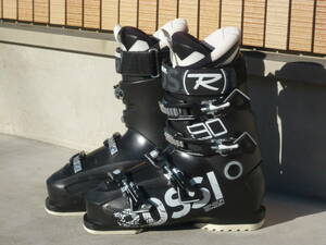 0★★★★即決！ROSSIGNOL/ロシニョール スキーブーツ ALIAS80 黒/白 26.0cm/26.5cm 308mm