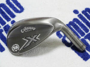 【新品】PGAツアー支給品 Callaway X FORGED ウェッジ 58度 新溝適合V刻印 RAW 生鉄 ヘッド 303g プロトタイプ 本物保証