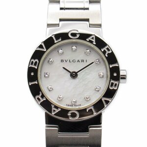 ブルガリ ブルガリ ブルガリ 12Pダイヤ ブランドオフ BVLGARI ステンレススチール 腕時計 SS 中古 レディース