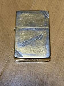 ジッポー ZIPPO 金メッキライター USED※オイルライター ・喫煙具・ライター・タバコグッズ・タバコライター