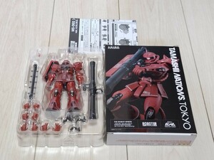 即決極美品 ROBOT魂 機動戦士ガンダム SIDE MS MS-06S シャア専用ザク2 ver.A.N.I.M.E.リアルマーキング おまけ台座魂ステージ付 ロボット