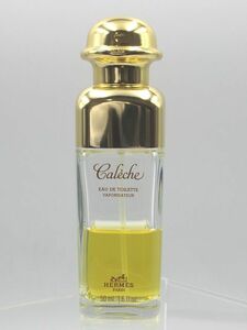 ◆中古 HERMES エルメス Caleche カレーシュ EDT オードトワレ VAPORISATEUR ヴァポリザター 50ml 香水 フレグランス◆