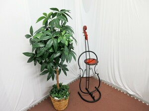 【T2159】自社便 飾り棚台　バイオリン型　ディスプレイ シェルフ オブジェ　 飾り 家具　 インテリア 　楽器モチーフ 　弦楽器