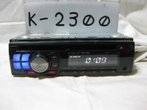 K-2300　ALPINE　アルパイン　CDE-100J　MP3　フロント AUX　1Dサイズ　CDデッキ　故障品