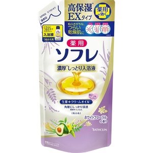 ソフレ濃厚入浴液Wフローラル替え400ML