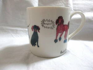 ☆新品☆Paul Smith ポール・スミス マグカップ 犬 イヌ わんこ 国産 箱有 / 柄：アイリッシュテリア プードル ダルメシアン 他 送料510～