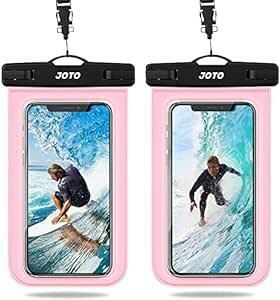 JOTO [2個セット]防水ケース IPX8認定 携帯電話用ドライバッグ 最大7.0”スマホに対応可能 適用端末：iPhone 1