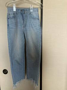 【中古品】PAGEBOY ページボーイ デニムパンツ size24XS ブルー系 レディース