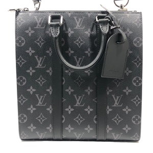 ルイ・ヴィトン LOUIS VUITTON サックプラ・クロス M46098 モノグラム・エクリプスキャンバス ショルダーバッグ メンズ 中古