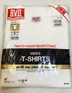 【未使用】B.V.D.　U首半袖Tシャツ　2枚組　Mサイズ