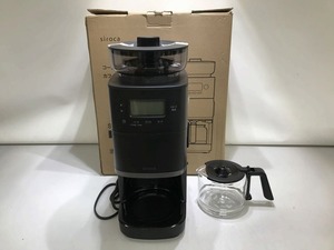 【未使用】 シロカ siroca コーン式全自動コーヒーメーカー カフェばこ PRO SC-CF251