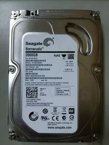♪♪　⑩　Seagate ３．５インチ　SATA　2000GB　　1個♪♪