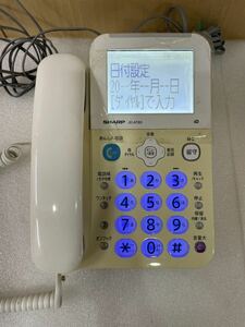 RM6219 シャープ SHARP デジタルコードレス電話機　JD-AT80 通電確認済 1124