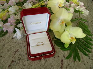 ★レア★正規品★Cartier★トリニティツイストリング★K18/３カラー★１０号