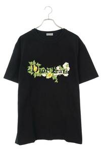 ディオール DIOR 23AW 393J696I0849 サイズ:XL 刺繍ロゴデザインTシャツ 中古 SS13