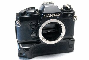 CONTAX コンタックスの名機・高級一眼レフカメラ 139 QUARTZボディ +（ワインダー付） 希少な作動品（腐食なし）