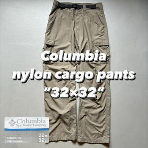 Columbia nylon cargo pants “32×32” コロンビア ナイロンカーゴパンツ ベージュ M-65サンプリング