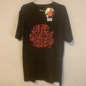 【新品未使用】THE ROLLING STONES バンドTシャツ プリントTシャツ ブラック メンズ サイズ3L 321A226R ネコポス送料230円