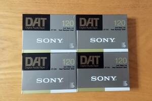 DAT（デジタルオーディオテープ）生テープ（未使用）ソニー:DT-120ｘ4