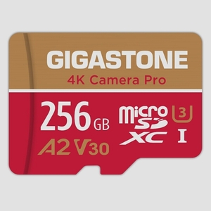 送料無料★Gigastone256GBイクロSDカード A2 V30 Ultra HD 4K SDXC UHS-I U3 C10