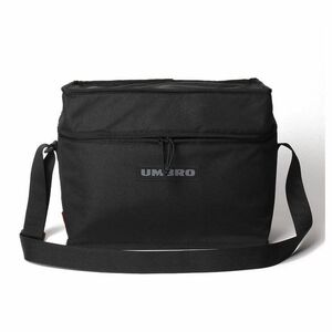 ★アンブロ UMBRO 新品 撥水 大容量 買い物 保冷専用 ボックス型 クーラーバッグ ショルダー BAG バッグ 黒 [UUAVJA04BK1N] 六★QWER★