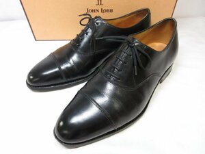 HH 【ジョンロブ JOHN LOBB】 CITY シティ キャップトゥ ドレスシューズ 紳士靴 (メンズ) size7.5E8695 ブラック ■18MZA4533■