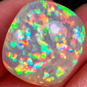 ☆超激レア!! 18.24ct☆ 天然 ハニカム オパール ルース ジュエリー 宝石 絶美 遊色 エチオピア ウェロ 動画有