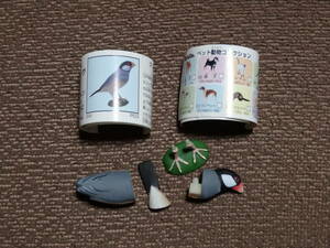 ■チョコエッグ■ブンチョウ　桜文鳥　ペット動物コレクション　第1弾　004　　鳥　海洋堂