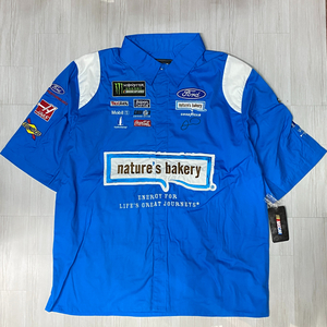 全米最強モータースポーツ 【XL】 NASCAR ナスカー JHデザイン PIT ピットクルーシャツ NATURE