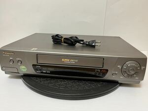 Panasonic VHSビデオデッキ NV-H110 1998年製 通電確認のみのジャンク品 