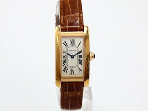 カルティエ タンク アメリカン SM K18PG W2607456 TANK AMERICAINE WATCH Cartier クォーツ レディース 腕時計 z24-605 中古品 z_w