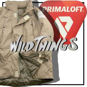 新品 WILD THINGS × PRIMALOFT 【モンスターパーカー】 プリマロフト 中綿 L ★310130 ワイルドシングス WT18104N