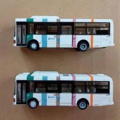 バスコレクション 西鉄バス スペシャル久留米 8520 いすゞ エルガミオ 2台