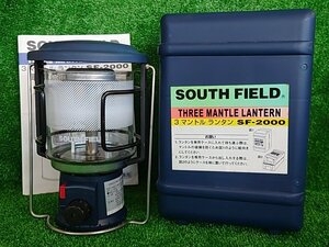 4卍 ヤマト便着払！ ジャンク品《SOUTH FIELD/サウスフィールド》 LPガス 3マントルガスランタン SF-2000 【札幌市/美しが丘店】卍尋1120