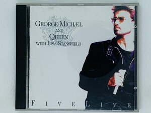 即決CD UK盤 GEORGE MICHAEL AND QUEEN / FIVE LIVE / ジョージ・マイケル ファイヴ・ライヴ イギリス盤 H02