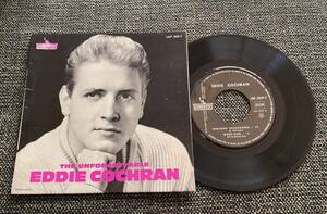 Eddie Cochran France Press 7ep The Unforgettable ロカビリー Twenty Flight Rock / Nervous Breakdown