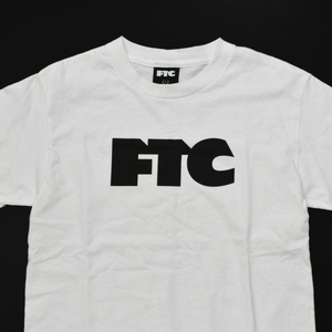 良品 FTC ロゴ Tシャツ ホワイト 白 USA製 size.S サンフランシスコ スケートボード 