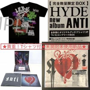 Tシャツ付 完全数量限定BOX★HYDE ANTI★UNIVERSAL MUSIC STORE盤★CD Blu-ray DVD/L