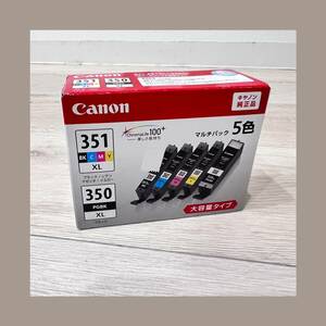 Canon キヤノン　純正品　BCI-351XL+350XL/5MP 5色マルチパック大容量タイプ