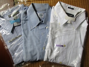 Yシャツ　3枚セット　USED　クリーニング済　ニューヨーカー、アバクロ、バナナリパブリック　会社