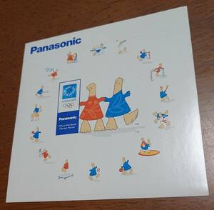 ATHENS 2004 Panasonic Offcial World wide Olympic partner 記念シール　当時物　本物