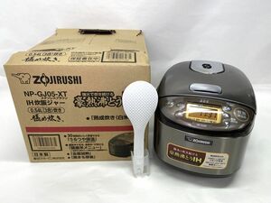 【E397】動作確認済 ZOJIRUSHI 象印 豪熱沸とう IH炊飯ジャー NP-GJ05 3合炊き 0.54L 2020年製 炊飯器 調理家電 b